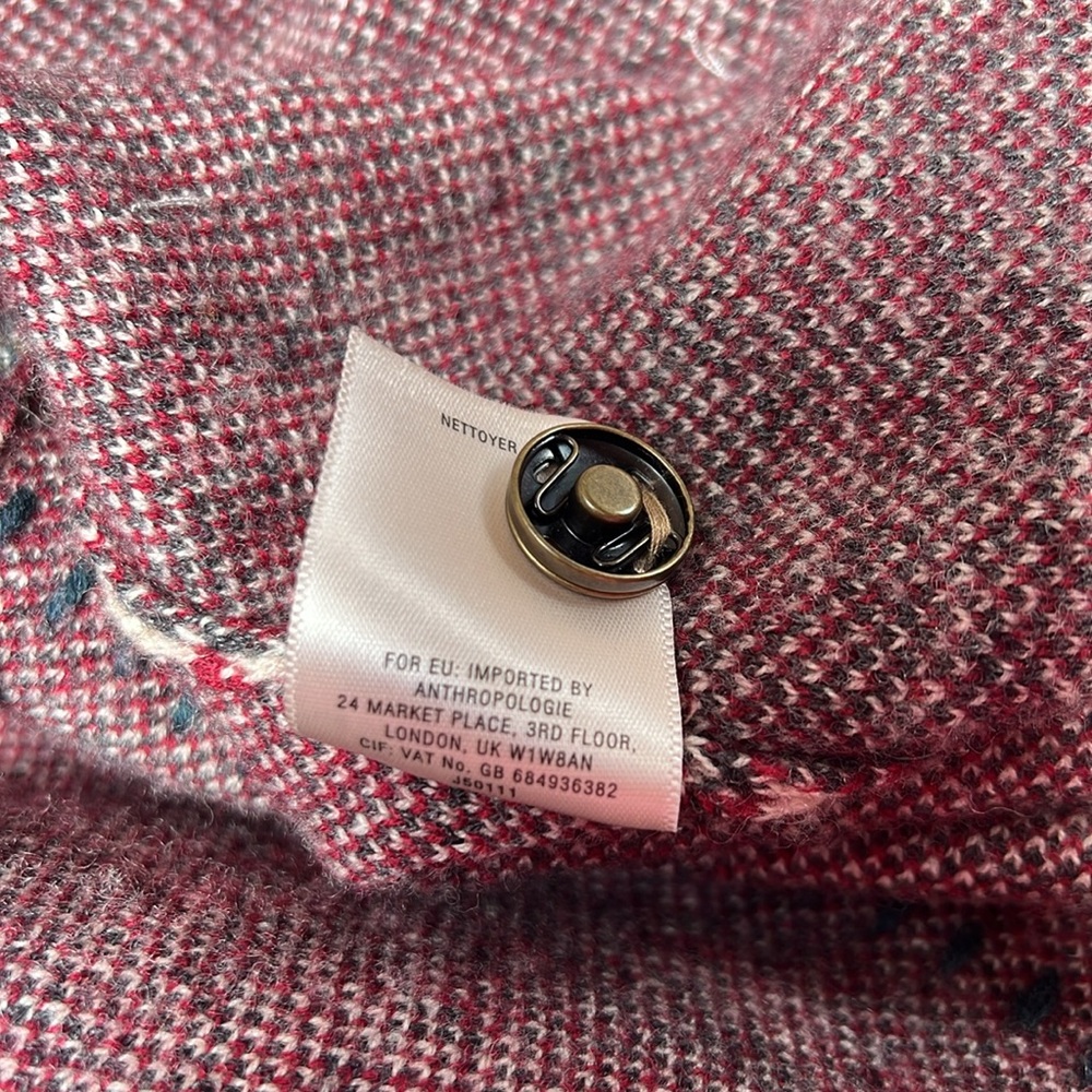 Angel Of The North Satpura Sweater Coat Embellished Cardigan Anthropologie M - Picture 15 of 16